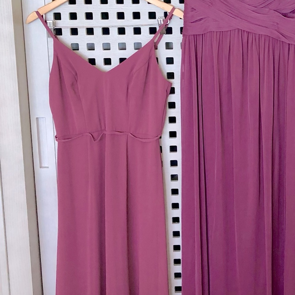 Spaghetti strap Chianti Bridesmaid Dress